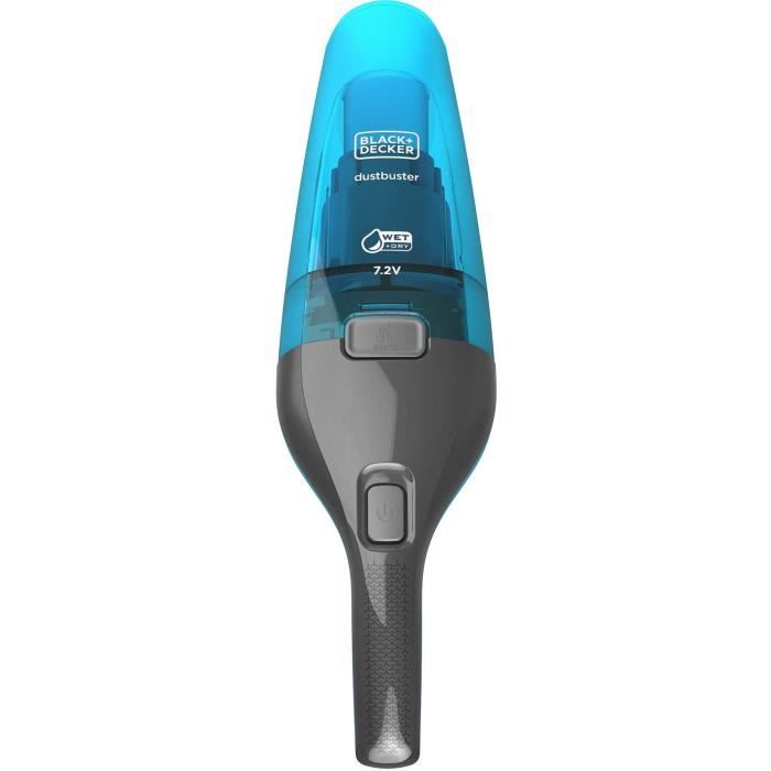 Aspirateur a main BLACK + DECKER WDC215WA-QW Dustbuster Lithium Eau et poussiere 7,2V sans fil - Bleu