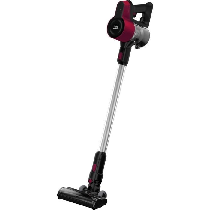 Aspirateur balai BEKO VRT50121VR - 25 AirWatts - 2 vitesses - Rouge