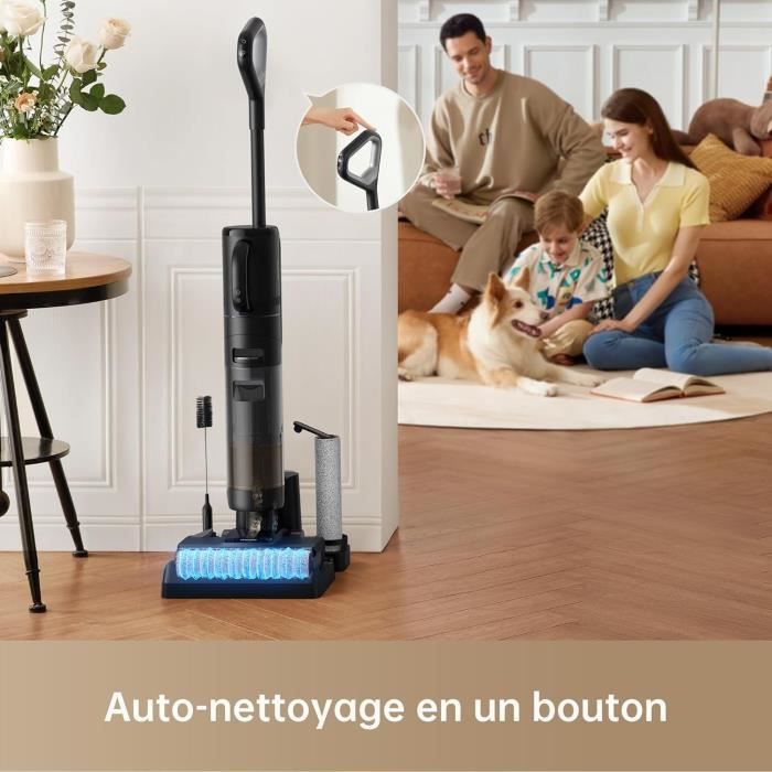 Aspirateur balai Dreame H12 DUAL Nettoyeur eau et poussiere avec des accessoires et séchage a l’air chaud