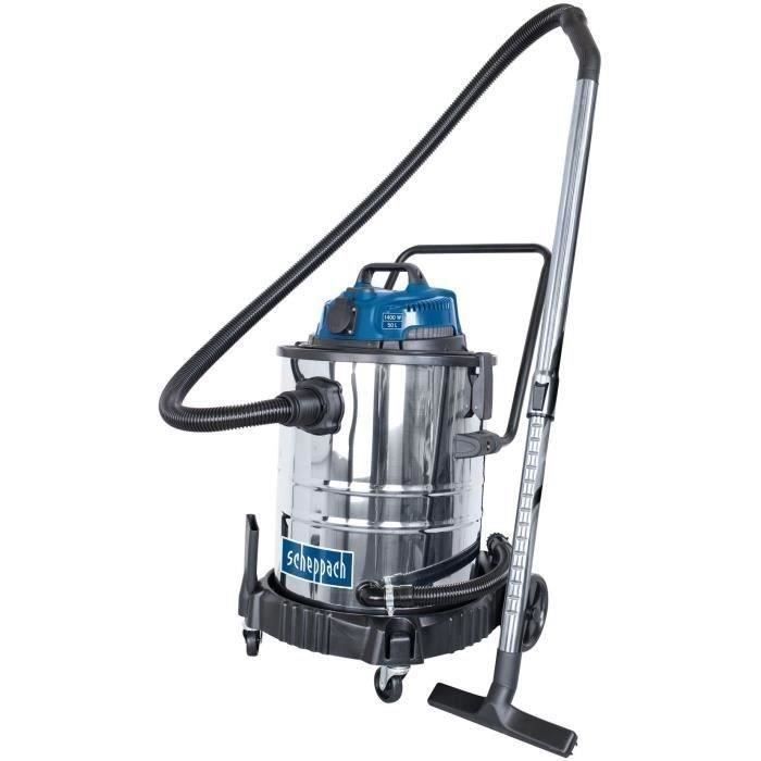 Aspirateur eau et poussiere Scheppach - ASP50-ES - Cuve inox 50L - 1400W