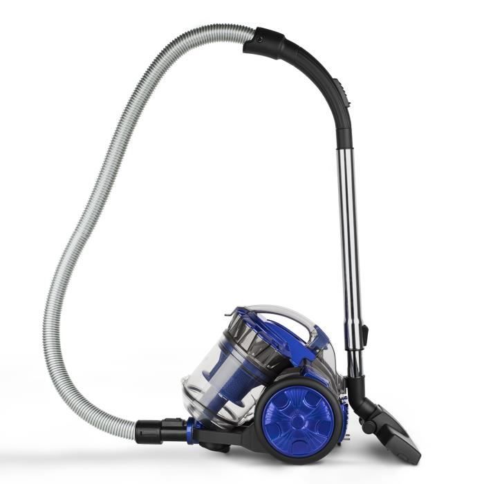 Aspirateur Multicyclonique sans sac WEASY - 2L - Tube télescopique en aluminium - Triple A - Cable 5m - Classe