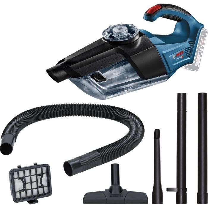 Aspirateur sans fil 18V GAS 18V-1 de BOSCH avec accessoires et flexible