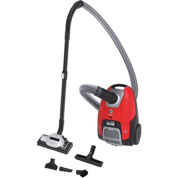 Aspirateur Traineau avec Sac - HOOVER HE510HM - 700 W - 4 L - 65 dBA - Spécial parquet