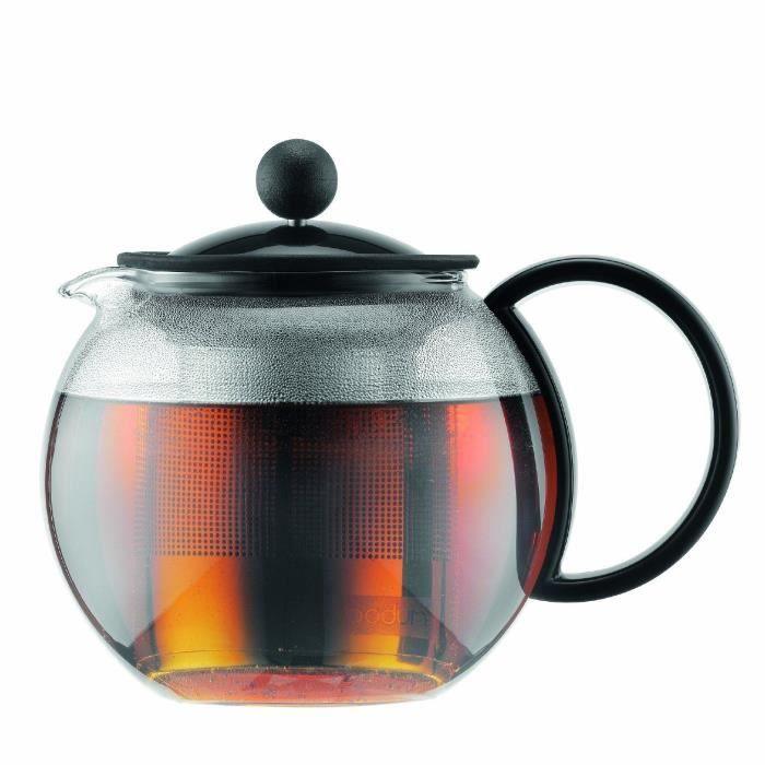 ASSAM - Théiere a piston BODUM  , couvercle plastique, filtre en inox, 0.5 l - Paloma Tech