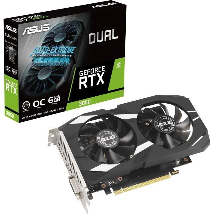 ASUS - Carte graphique - GeForce RTX 3050 OC Edition 6GB GDDR6 - Paloma Tech