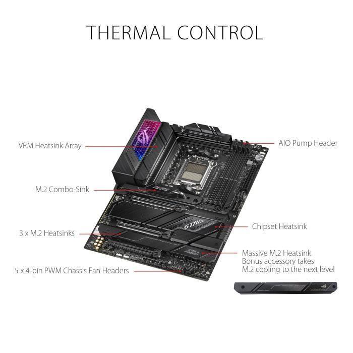 ASUS ROG STRIX X670E-E GAMING WIFI Carte mere Socket AM5 AMD X670 - Paloma Tech