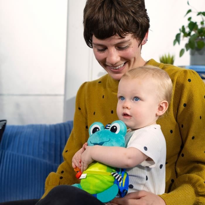 BABY EINSTEIN Ocean Explorers Neptune’s Sensory Sidekick jouet en peluche des la naissance