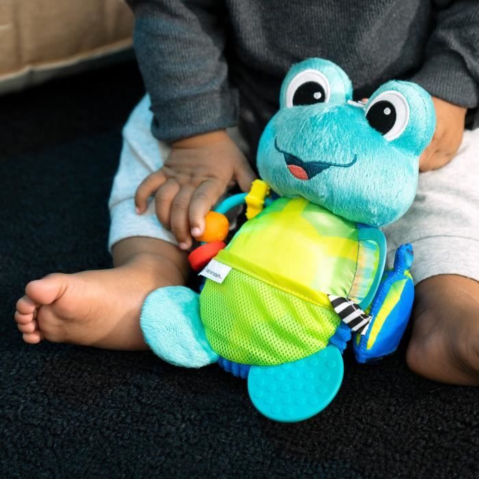 BABY EINSTEIN Ocean Explorers Neptune’s Sensory Sidekick jouet en peluche des la naissance