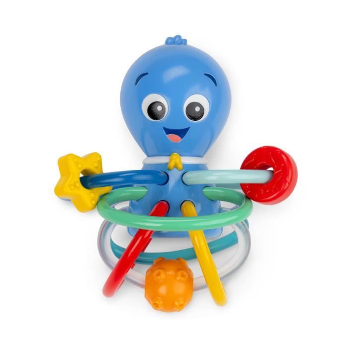 BABY EINSTEIN Ocean Explorers Opus’ Shake & Soothe Anneaux de Dentitions jouet et hochet des la naissance