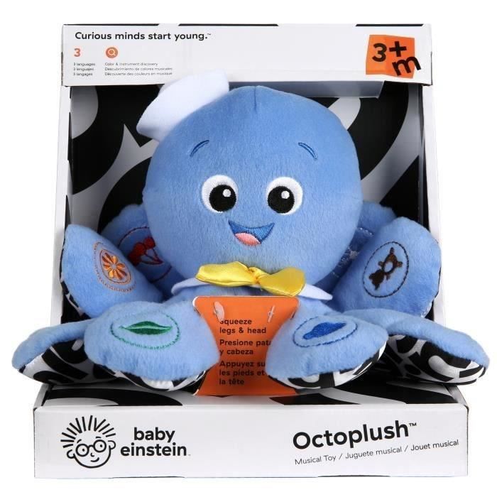 BABY EINSTEIN Poulpe Toudou Octoplush - Bleu