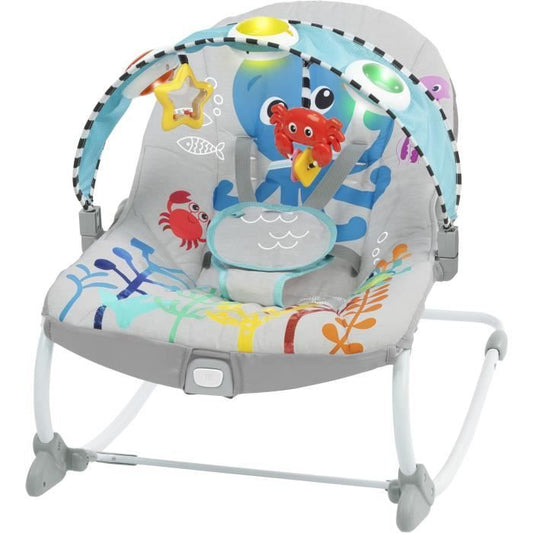 BABY EINSTEIN Transat évolutif Octopus (utilisable jusqu’a 30 mois) - Ocean Explorer Position fixe ou a bascule