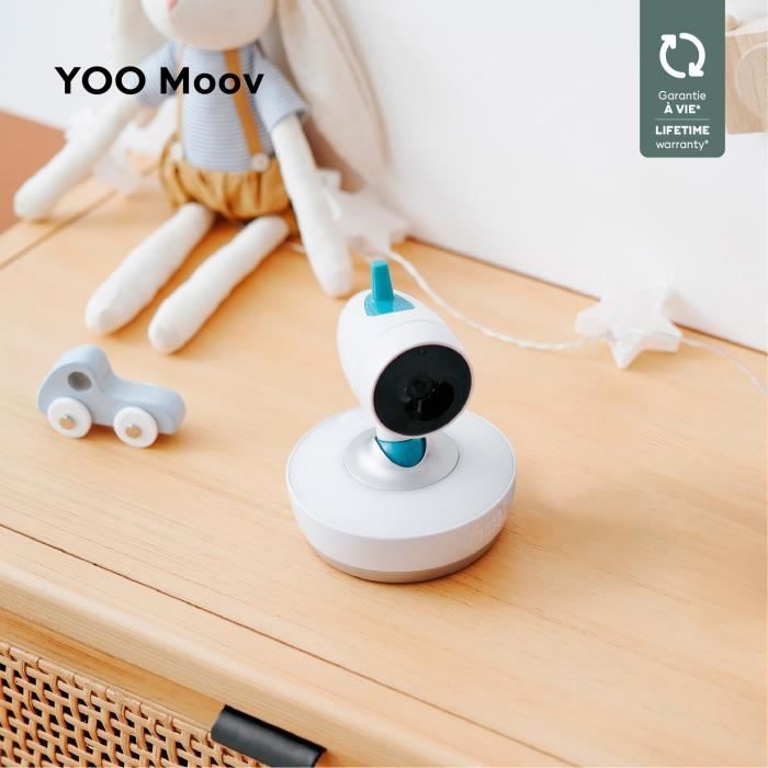 Babymoov Caméra Additionnelle Motorisée Orientable a 360° pour Babyphone Vidéo Yoo Moov