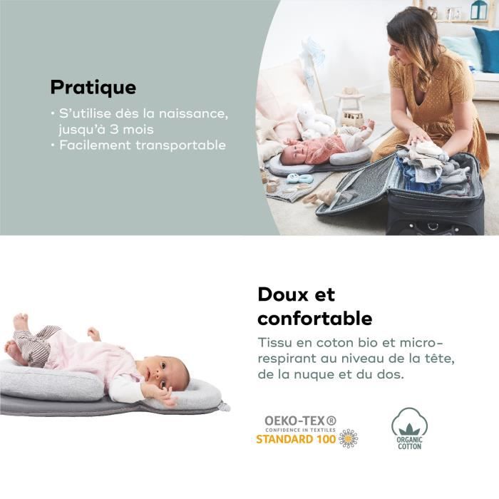 Babymoov Cosydream Original Smokey Support Morphologique Réducteur Nouveau-Né - 3 mois