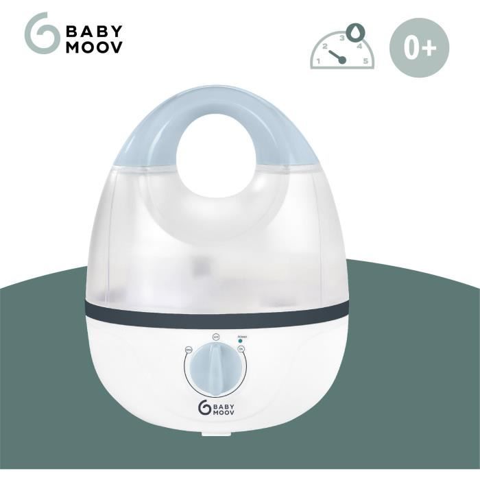 BABYMOOV Hygro - Humidificateur d’air chambre bébé - Silencieux - Vapeur froide