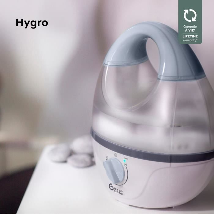 BABYMOOV Hygro - Humidificateur d’air chambre bébé - Silencieux - Vapeur froide