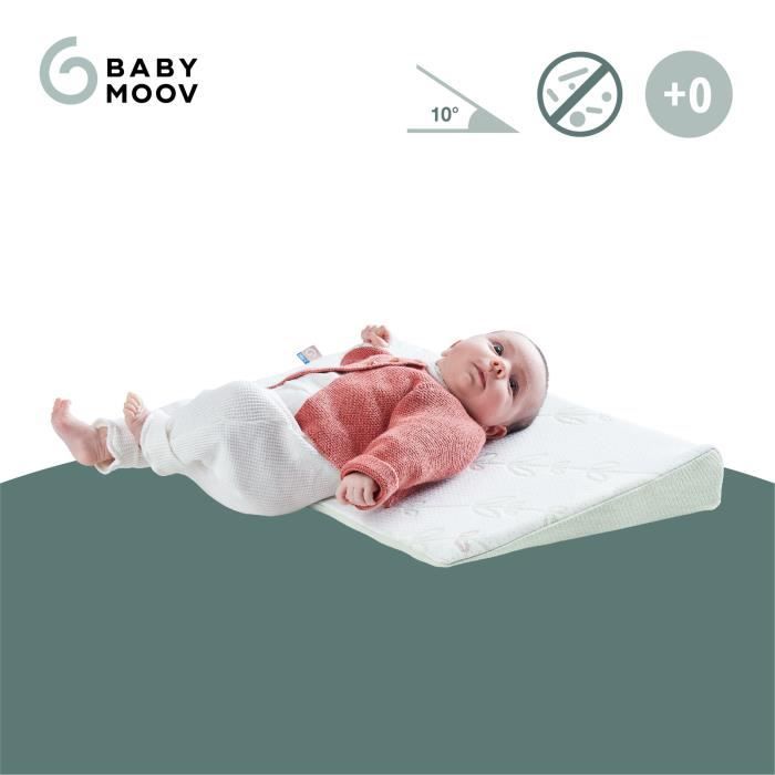 BABYMOOV Plan incliné Cosymat Antibactérien élimine naturellement les bactéries adapté aux matelas 60x120 cm