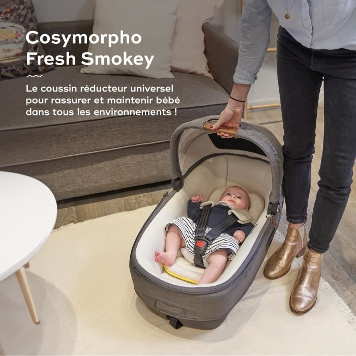 Babymoov Réducteur Nouveau-né Universel Cosymorpho Tissu Respirant De a 6 mois Fresh Smokey