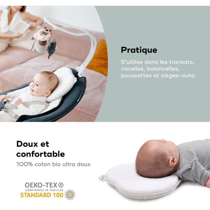 Babymoov Support de tete ergonomique Lovenest Original White