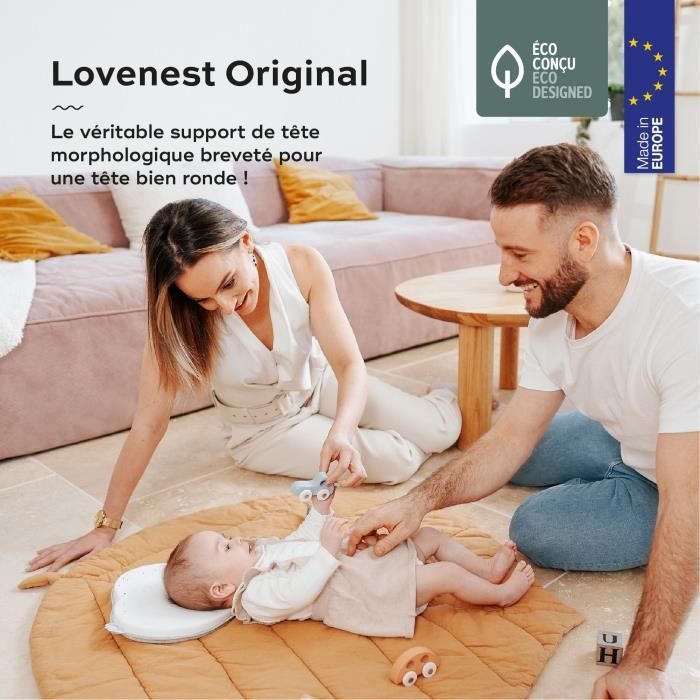 Babymoov Support de tete ergonomique Lovenest Original White