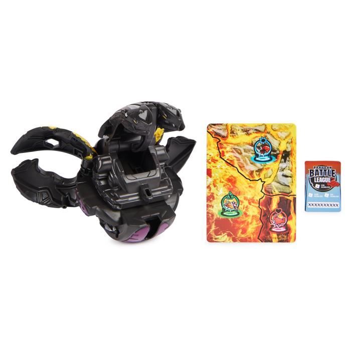 BAKUGAN - PACK 1 Bakugan DEKA - Rouge - Figurine d’action et jeu d’adresse pour enfant