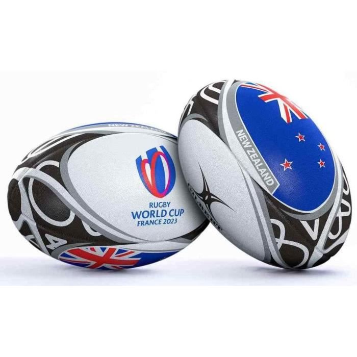 Ballon de rugby - Nouvelle Zélande - GILBERT - Replica RWC2023 - Taille 5