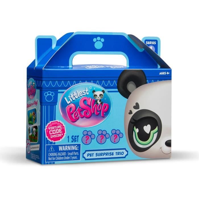 BANDAI - Littlest Pet Shop - 3 Pets surprise - Petits animaux a collectionner - BF00568