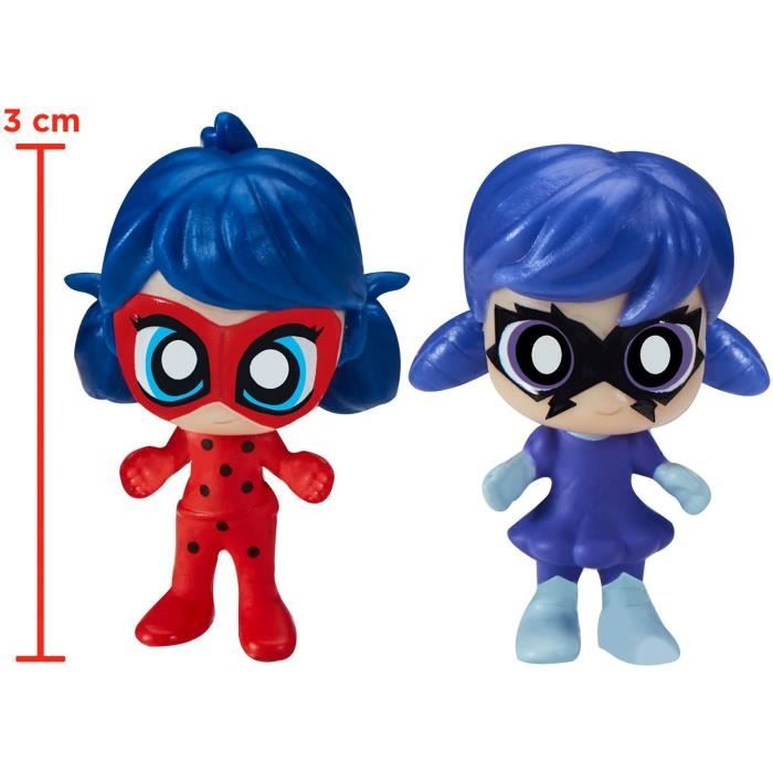 BANDAI - Miraculous Ladybug - Mini univers Chibi Parc d’attractions - Mini figurines Marinette et Climatika incluses