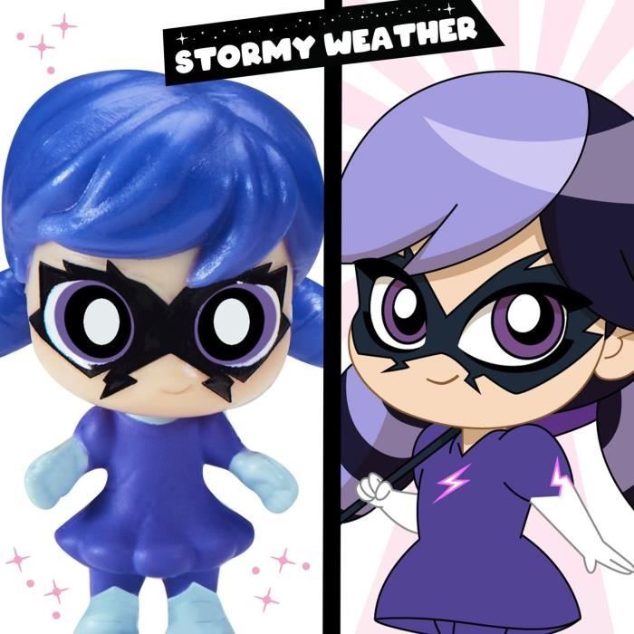 BANDAI - Miraculous Ladybug - Mini univers Chibi Parc d’attractions - Mini figurines Marinette et Climatika incluses