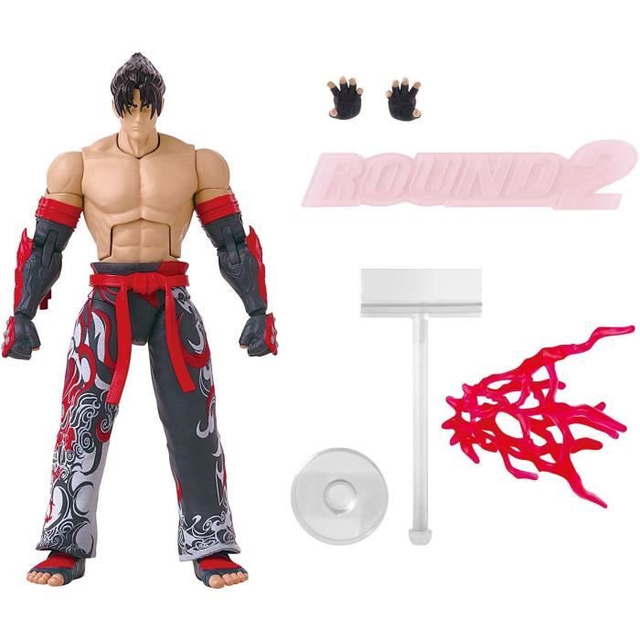 BANDAI - Tekken - Figurine d’action 17 cm - Jin Kazama Game Dimensions - 40673