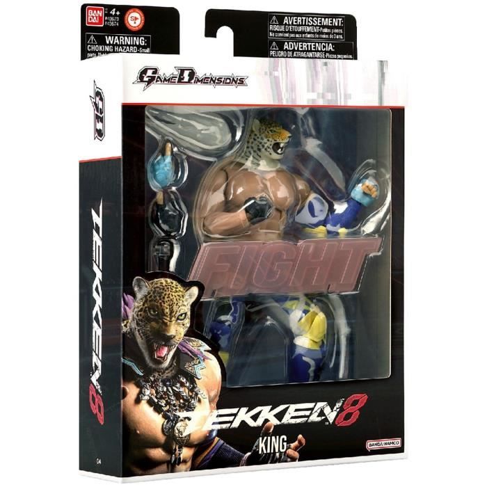 BANDAI - Tekken - Figurine d’action 17 cm - King Game Dimensions - 40674