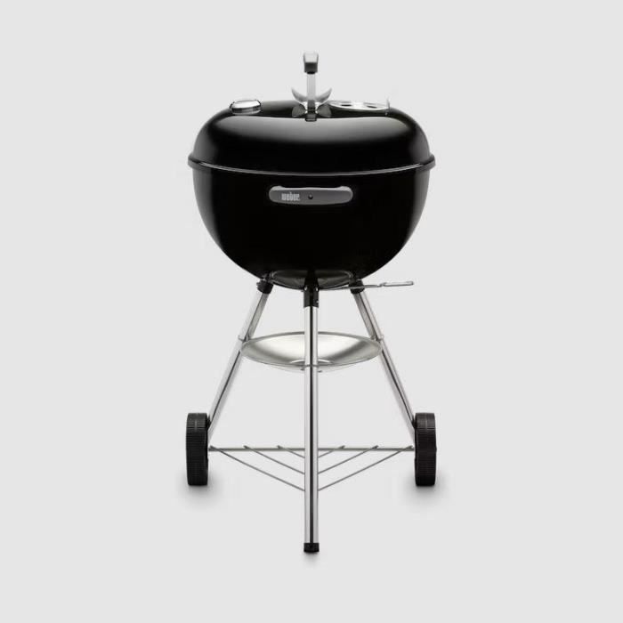 Barbecue a charbon - WEBER - Classic Kettle - Acier émaillé - Diametre 47 cm - Thermometre intégré - Paloma Tech