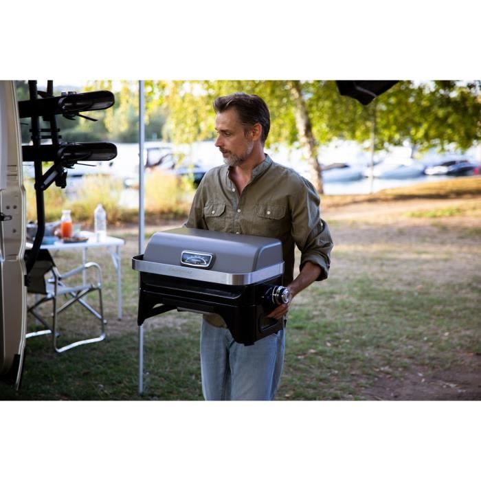 Barbecue gaz de table CAMPINGAZ ATTITUDE 2GO CV - Compact et élégant - 1 brûleur - 2400 W - Paloma Tech