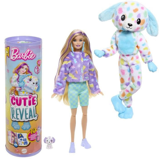 Barbie-Barbie Cutie Reveal-Poupée dalmatien Reve Coloré 10 surprises HRK41