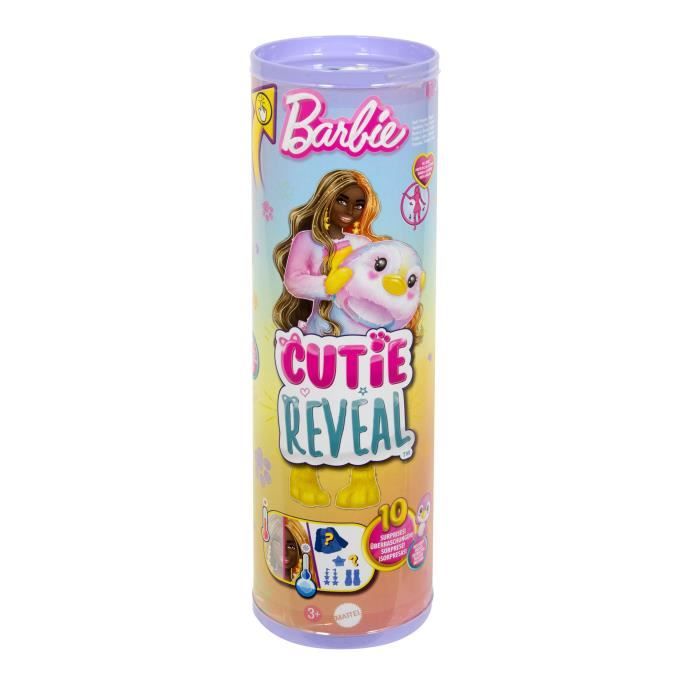 Barbie-Barbie Cutie Reveal-Poupée manchot Reve Coloré et 10 surprises HRK40