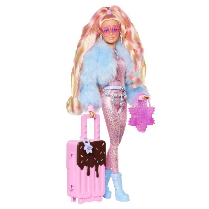 Barbie-Barbie Extra Cool-Poupée voyage en tenue d’hiver HPB16