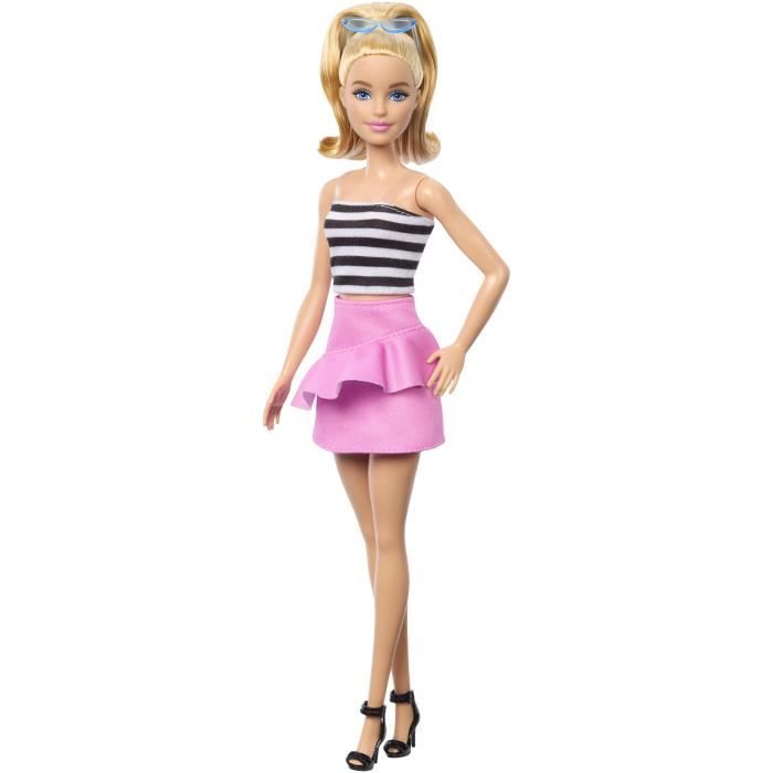 Barbie-Barbie Fashionistas-Poupée blonde 65eme anniversaire HRH11