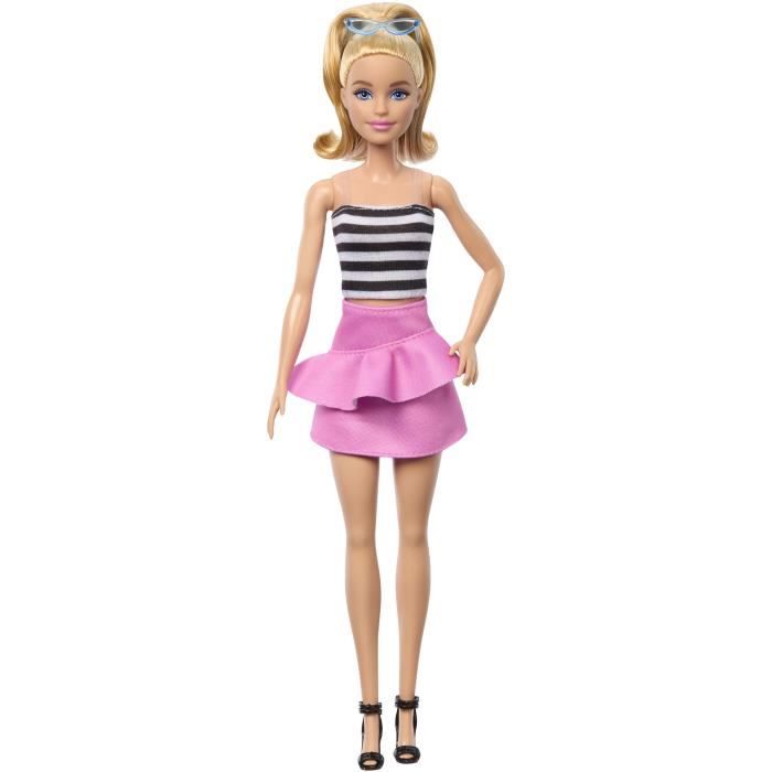 Barbie-Barbie Fashionistas-Poupée blonde 65eme anniversaire HRH11