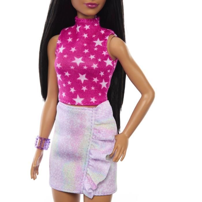 Barbie-Barbie Fashionistas- Poupée cheveux noirs 65eme anniversaire HRH13