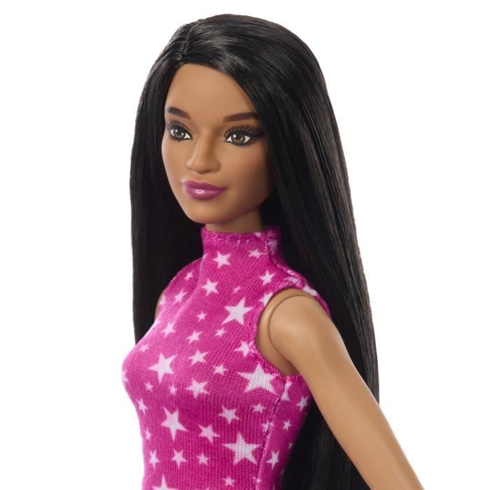 Barbie-Barbie Fashionistas- Poupée cheveux noirs 65eme anniversaire HRH13