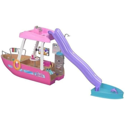 Barbie-Bateau de Reve-Coffret bateau piscine toboggan accessoires HJV37