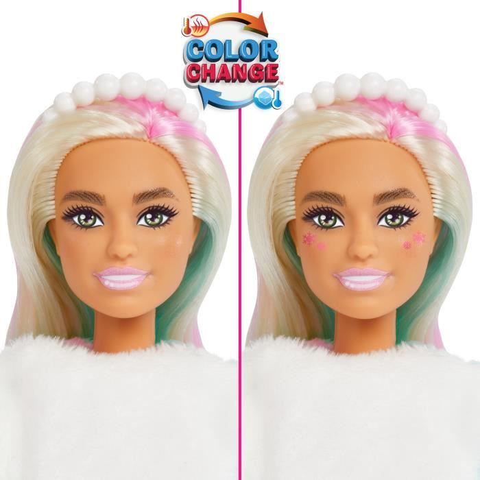 Barbie-Calendrier de l’Avent Cutie Reveal-1 poupée et 24 surprises HJX76