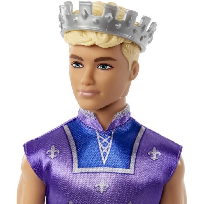 Barbie-Ken Prince-Poupée blond couronne HLC23