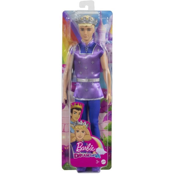 Barbie-Ken Prince-Poupée blond couronne HLC23