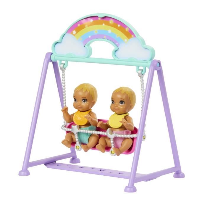 Barbie-La Chambre des Jumeaux-Coffret Skipper bébés et accessoires HXM99