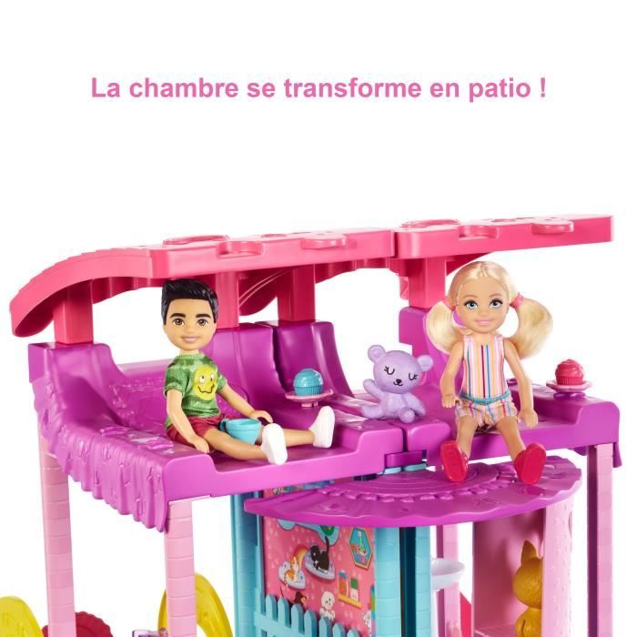 Barbie-La Maison de Chelsea 50 cm animaux et + de 15 accessoires HCK77