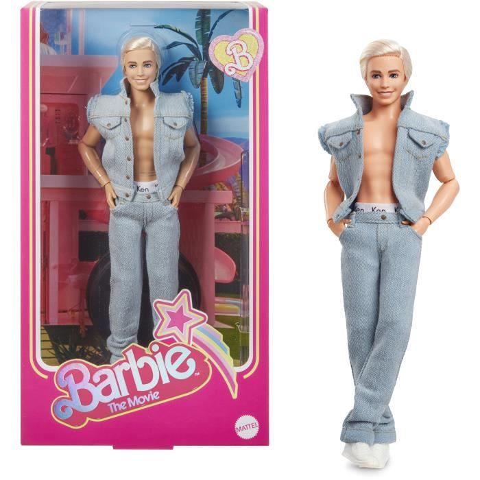 Barbie Le Film-Poupée Ken a collectionner tenue en jean HRF27