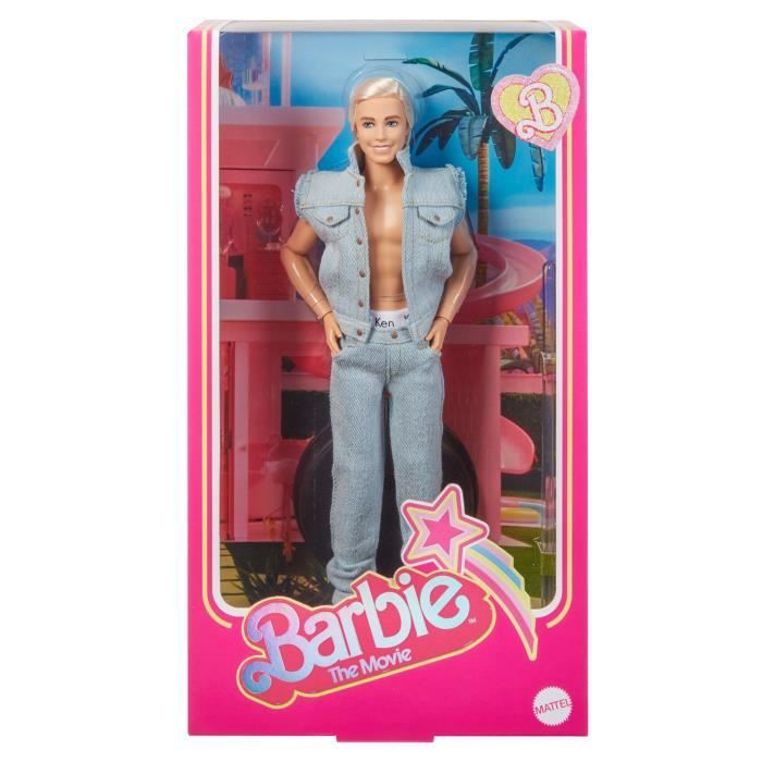 Barbie Le Film-Poupée Ken a collectionner tenue en jean HRF27