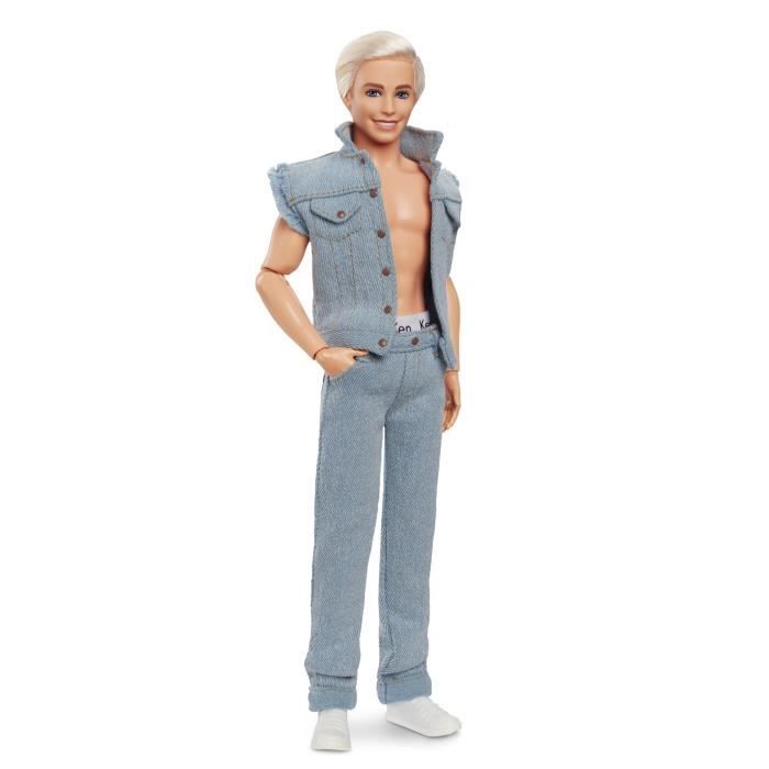 Barbie Le Film-Poupée Ken a collectionner tenue en jean HRF27