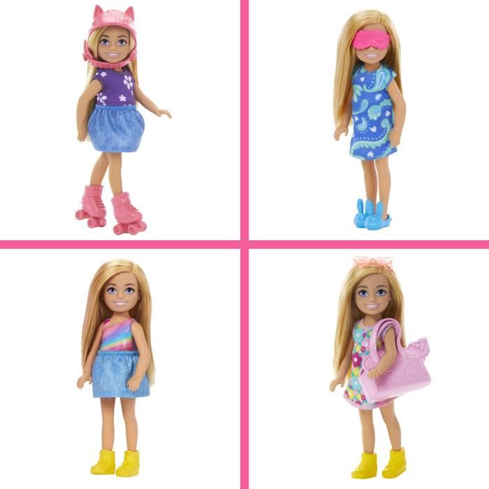 Barbie-Poupée et Dressing Chelsea-Coffret vetements et accessoires HXN03