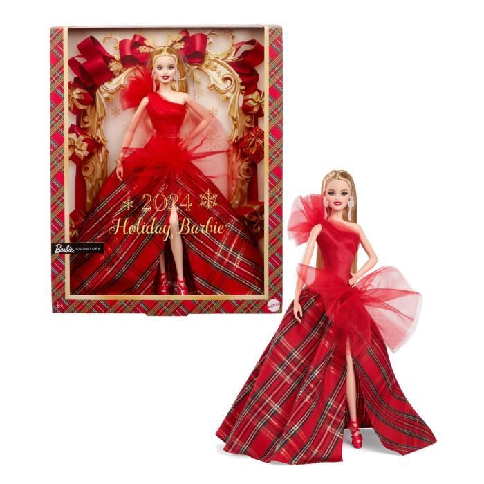 BARBIE Poupée joyeux noël blonde HRM61